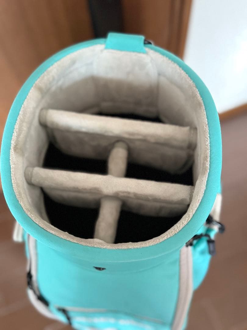 ★【美品】BRIEFING CR-6キャディバッグ アクア