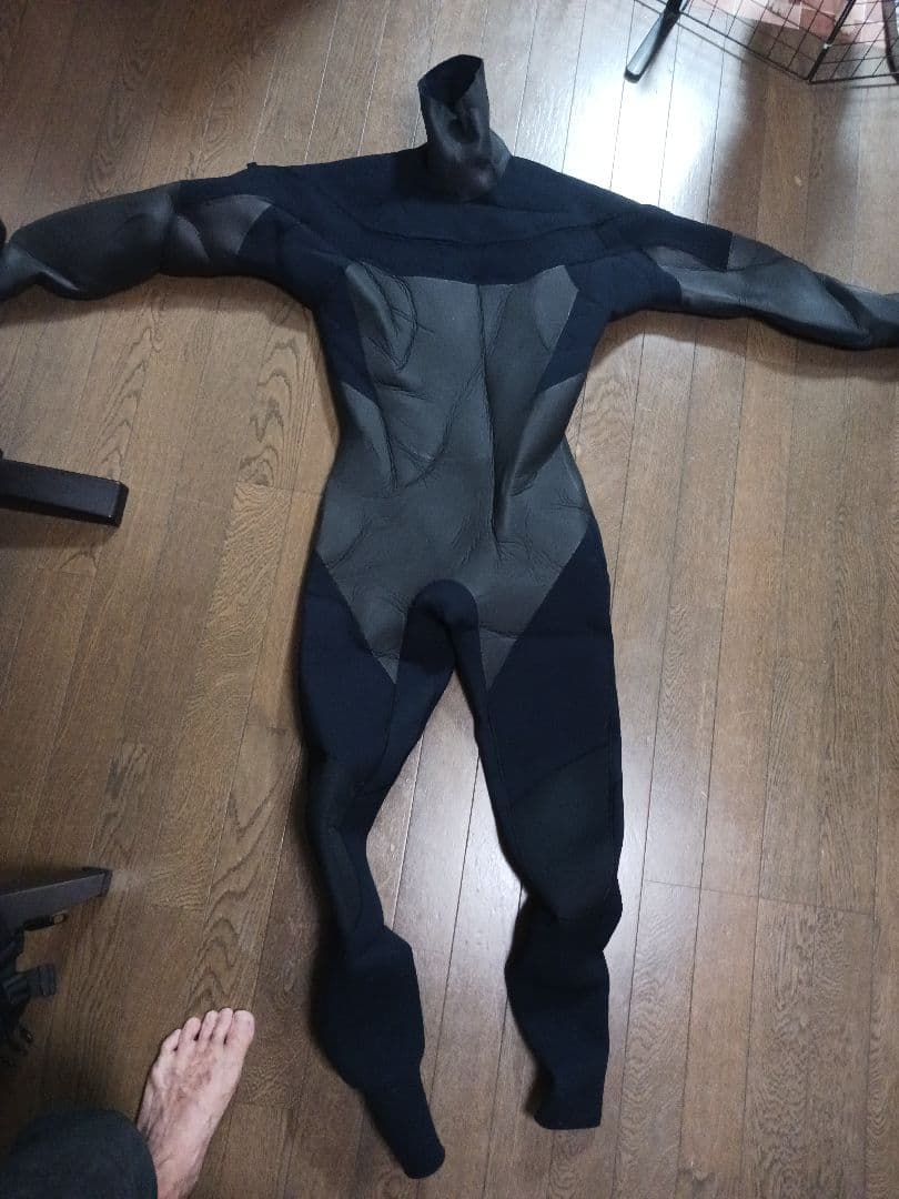 フルスーツ ブラック/グレー メンズサイズ