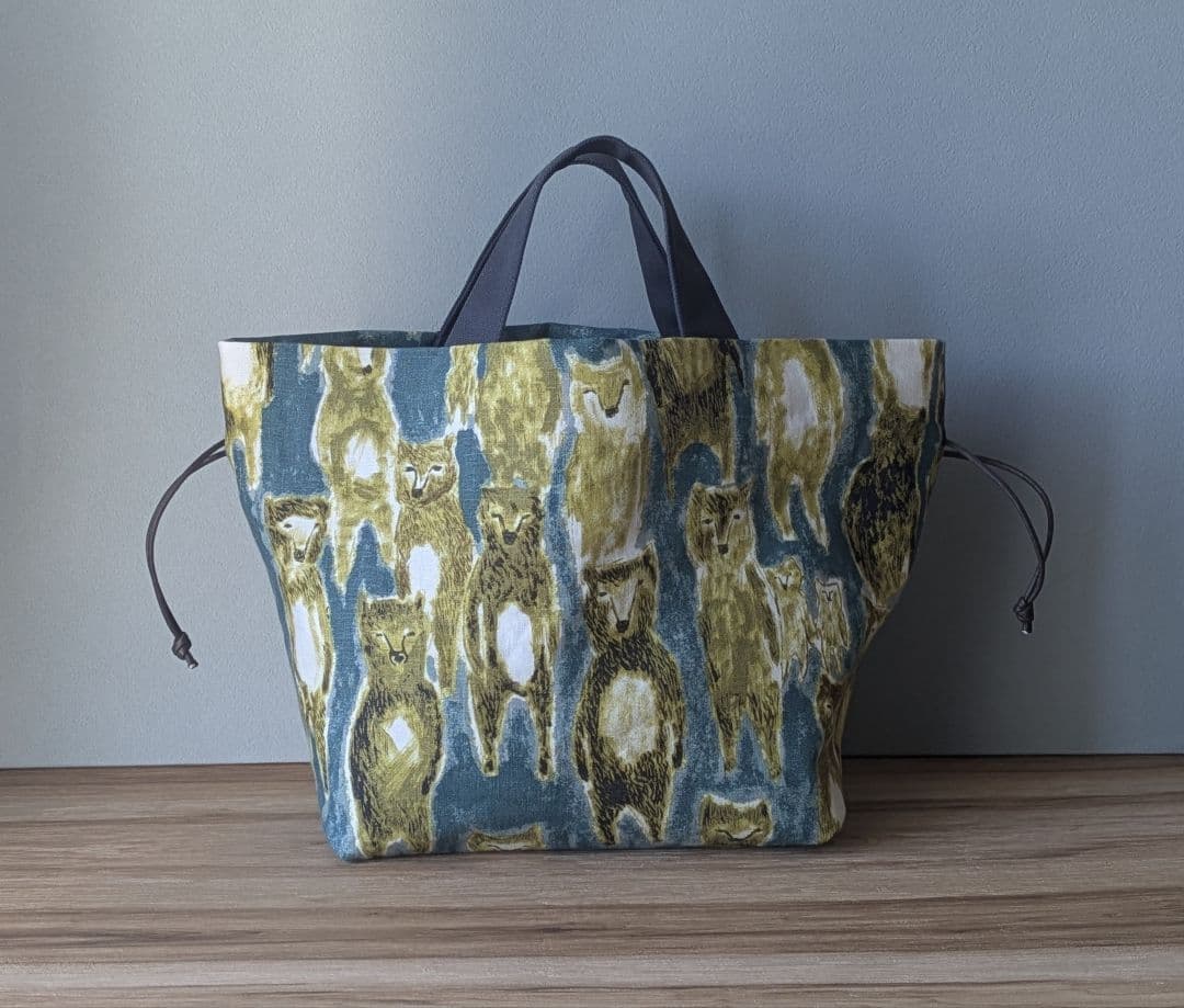 【さくら様オーダー】ミナペルホネンハンドメイドエアリーバッグ（大サイズ）