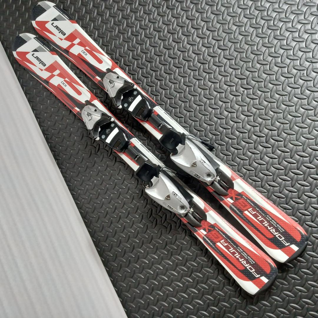 【100cm】未使用 エラン ELAN ジュニアスキー板 と中古ビィンディング