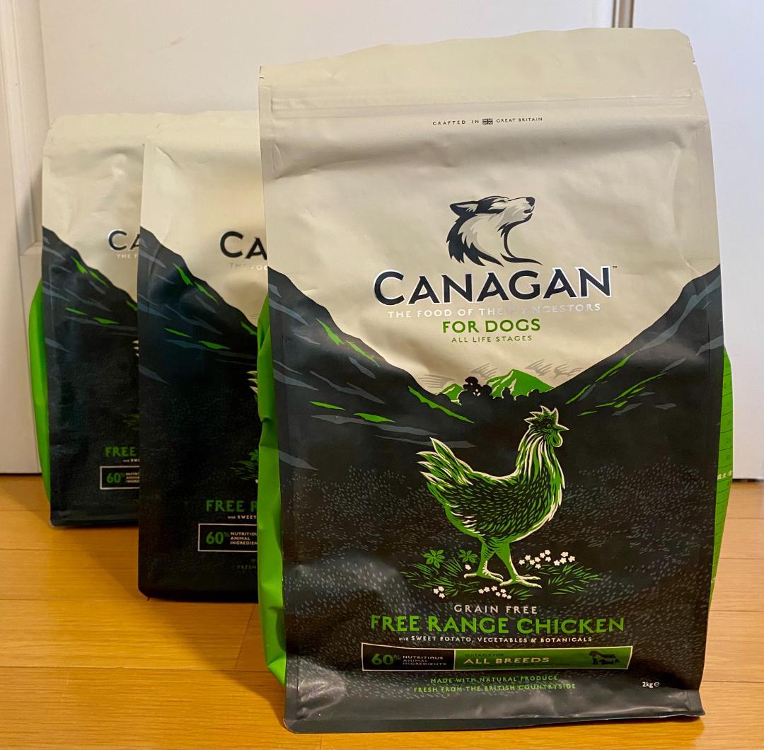 【新品・未開封】 カナガン ドッグフード チキン2kg×3袋