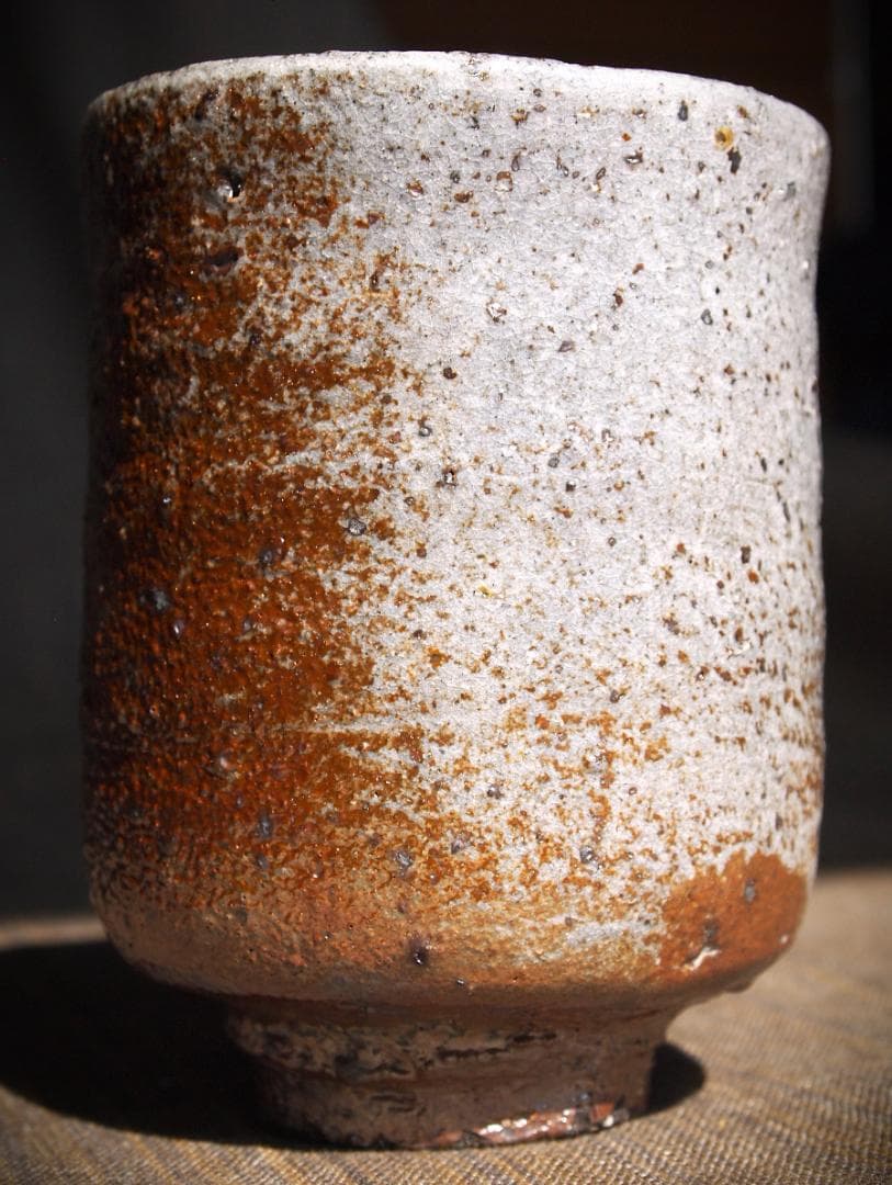 人気作家★中川恭平【師＆父：中川自然坊】★粉引唐津湯のみA