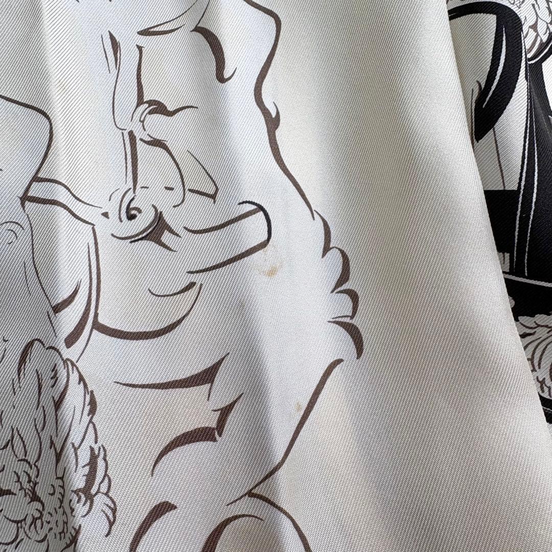 HERMES BRIDES de GALA シルクシャツ 40