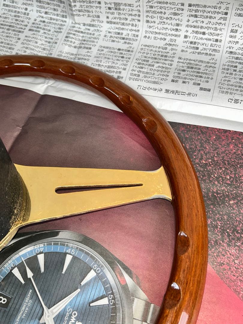 【希少品】NARDI トルク ステアリングホイール　ゴールド