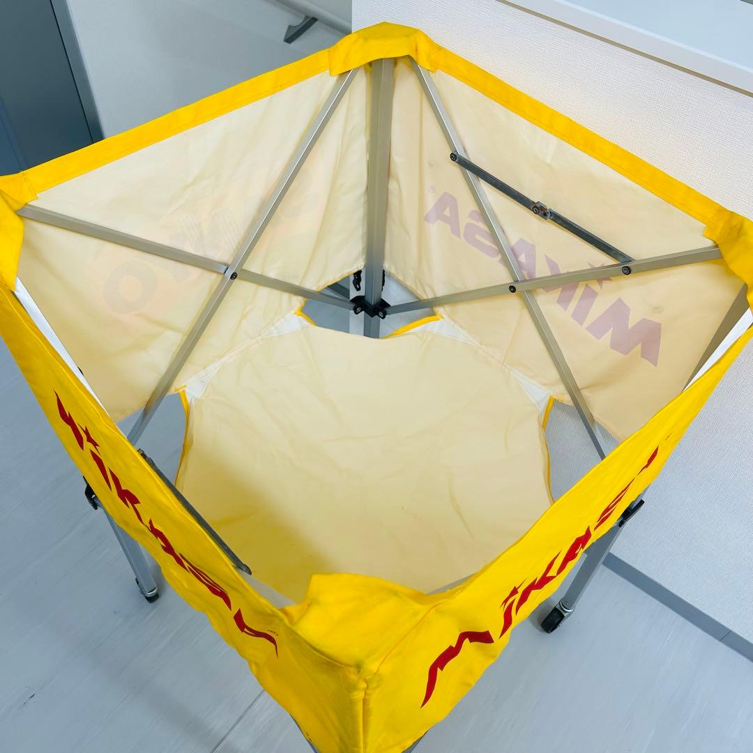 ミカサ MIKASA ワンタッチ式ボールカゴ イエロー