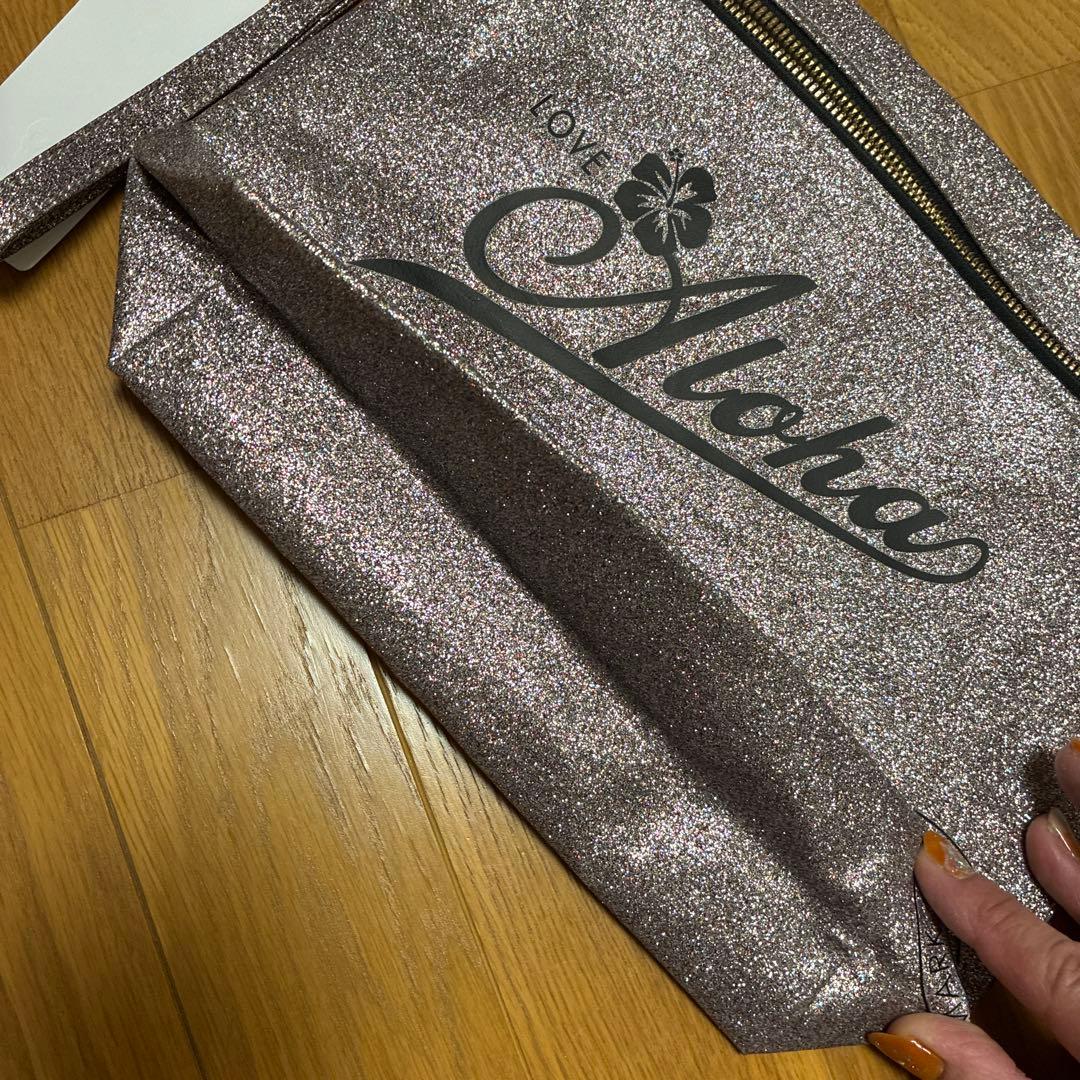 MARK & LONA グリッターポーチ