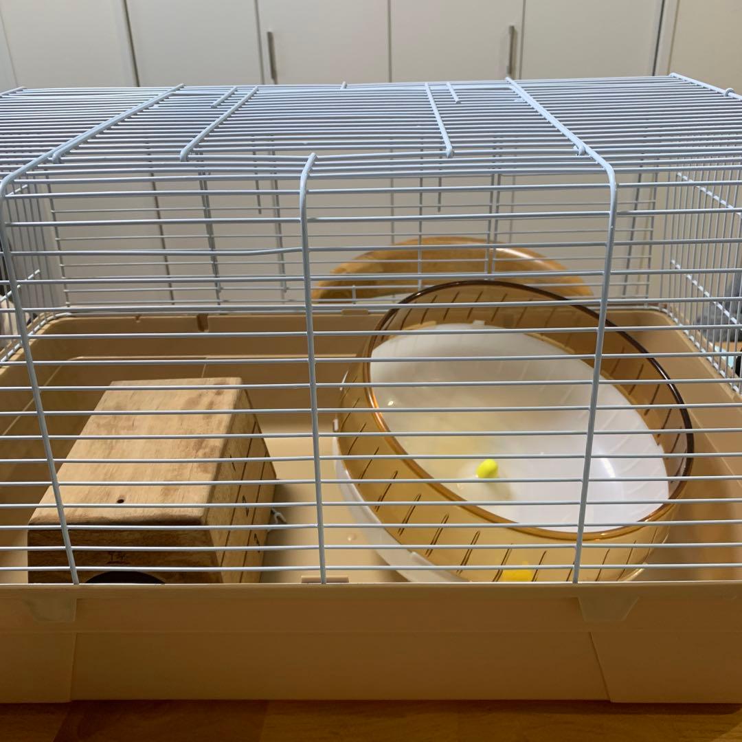 小動物用ゲージ、滑車、小屋　セット