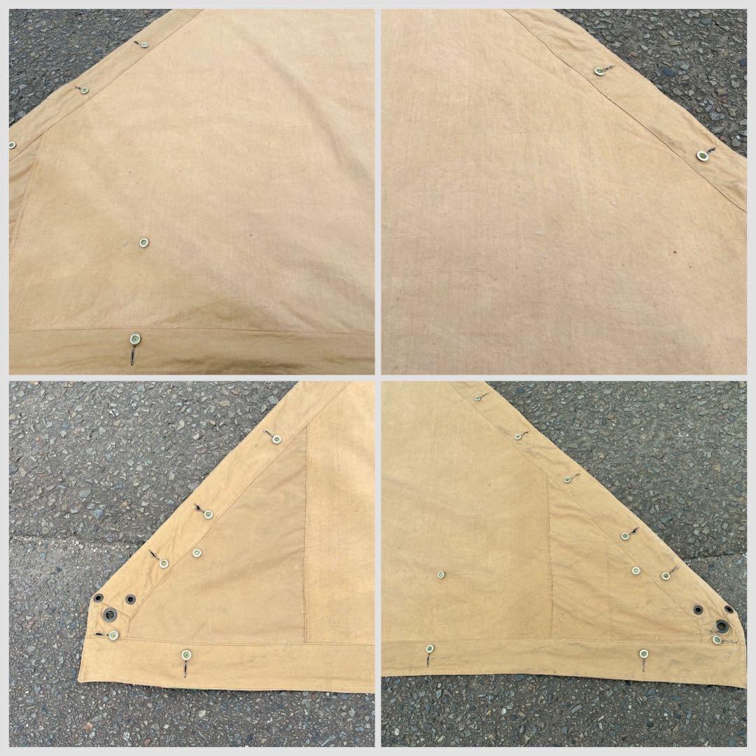 希少 50s フランス軍 リザードカモ 迷彩 パップテント ツェルトバーン