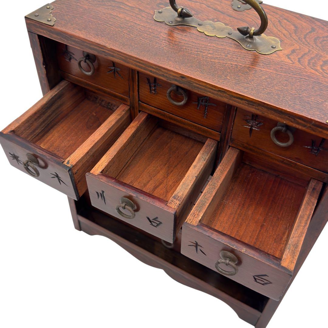 李朝家具 卓上 薬箪笥 小引き出し 小箪笥 韓国朝鮮 古民