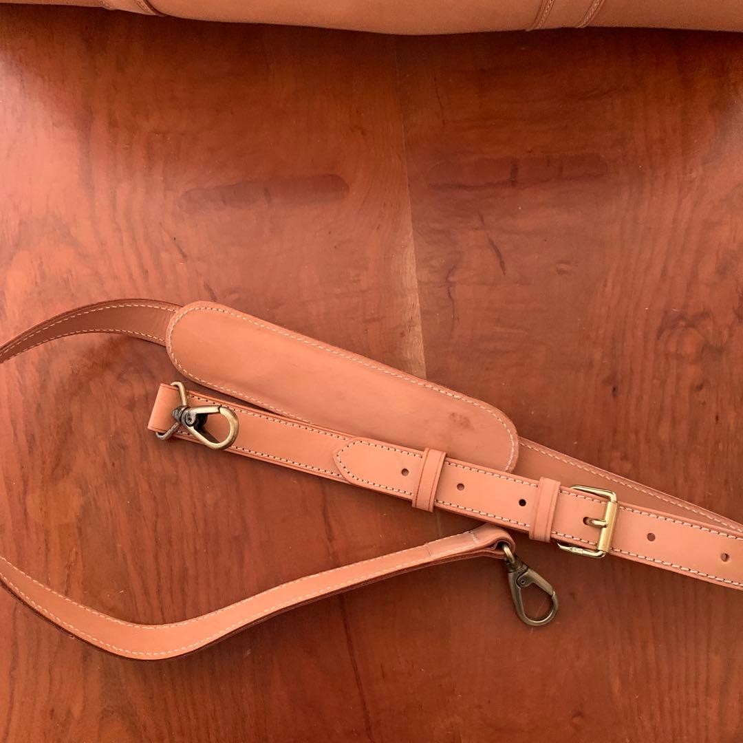 BREE ボストンバッグ ナチュラルレザー