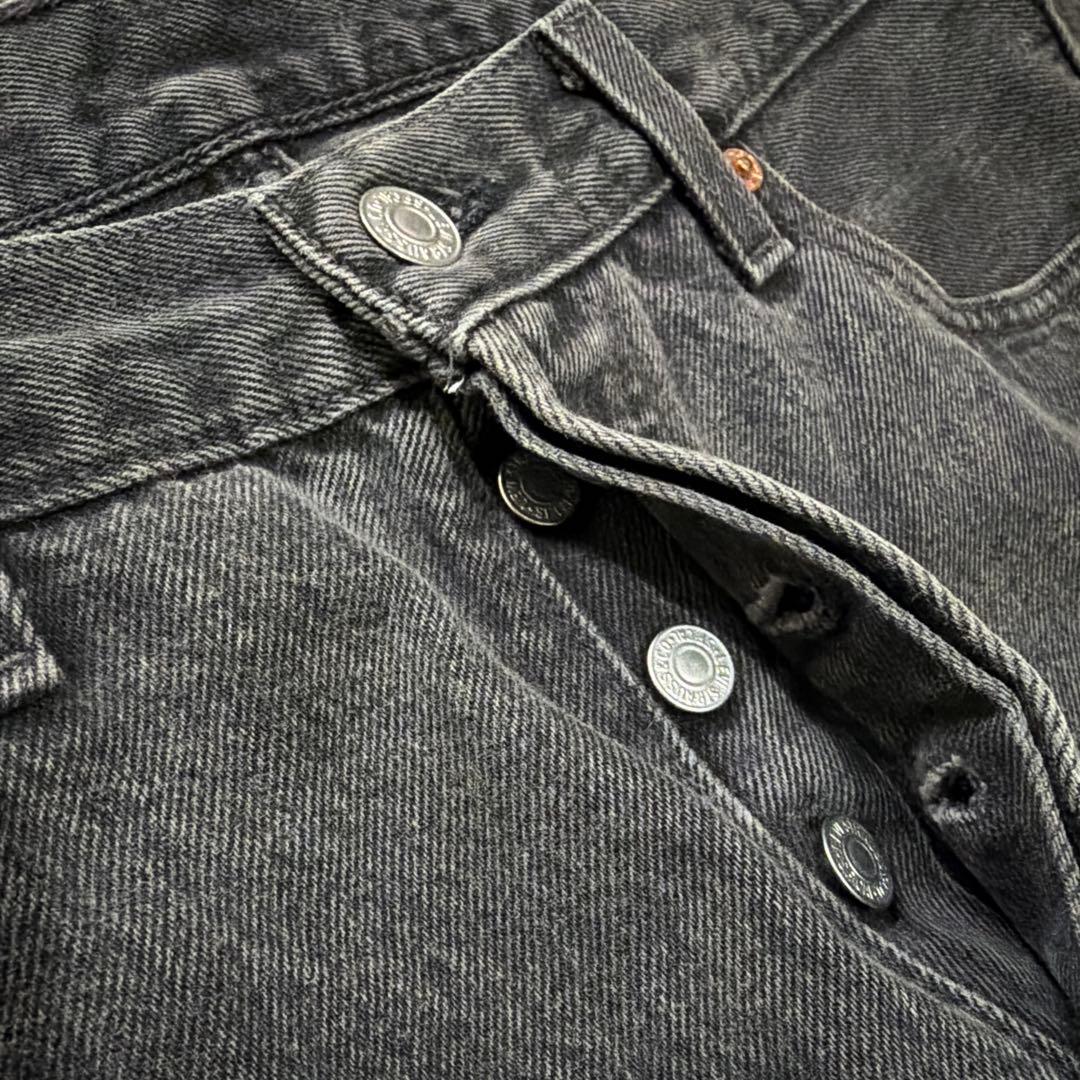 美品！アメリカ製　90s リーバイス 501 サルファブラック W30L30