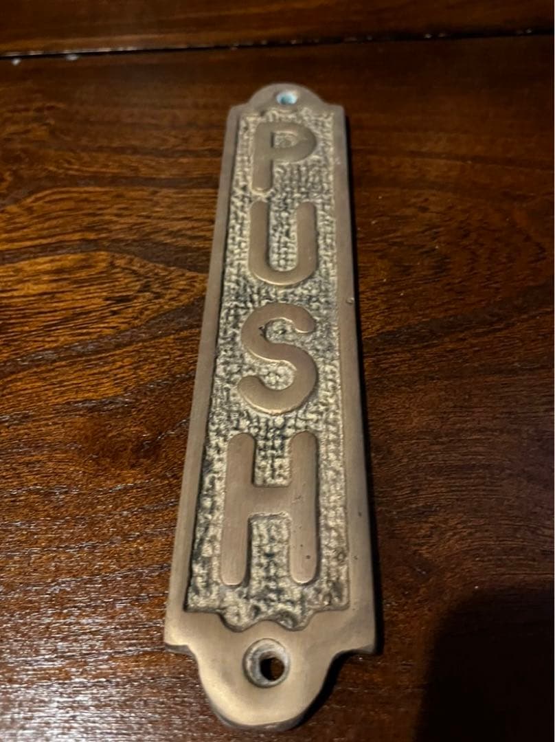 英国アンティーク　ドアプレート