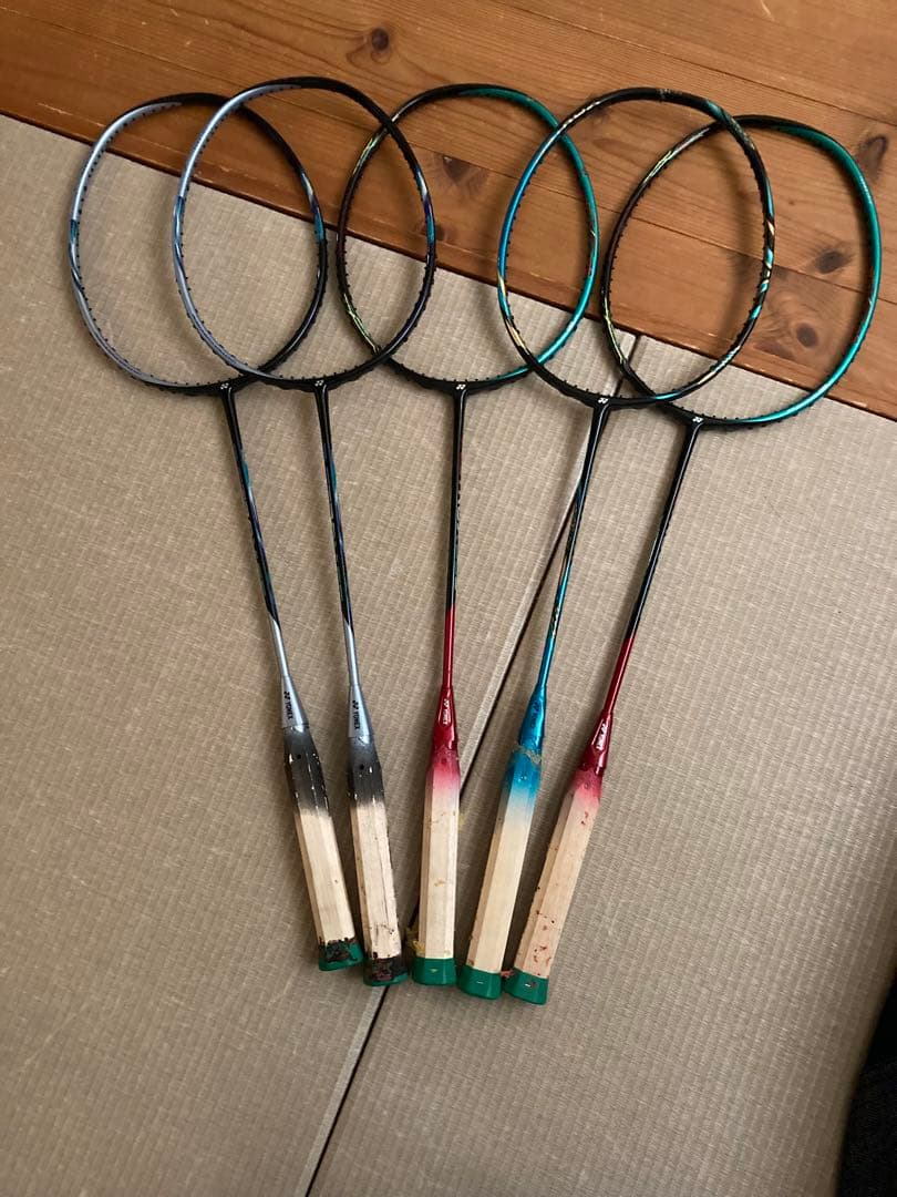 YONEX バドミントンラケット　アストロクス『ジャンク品5本セット』