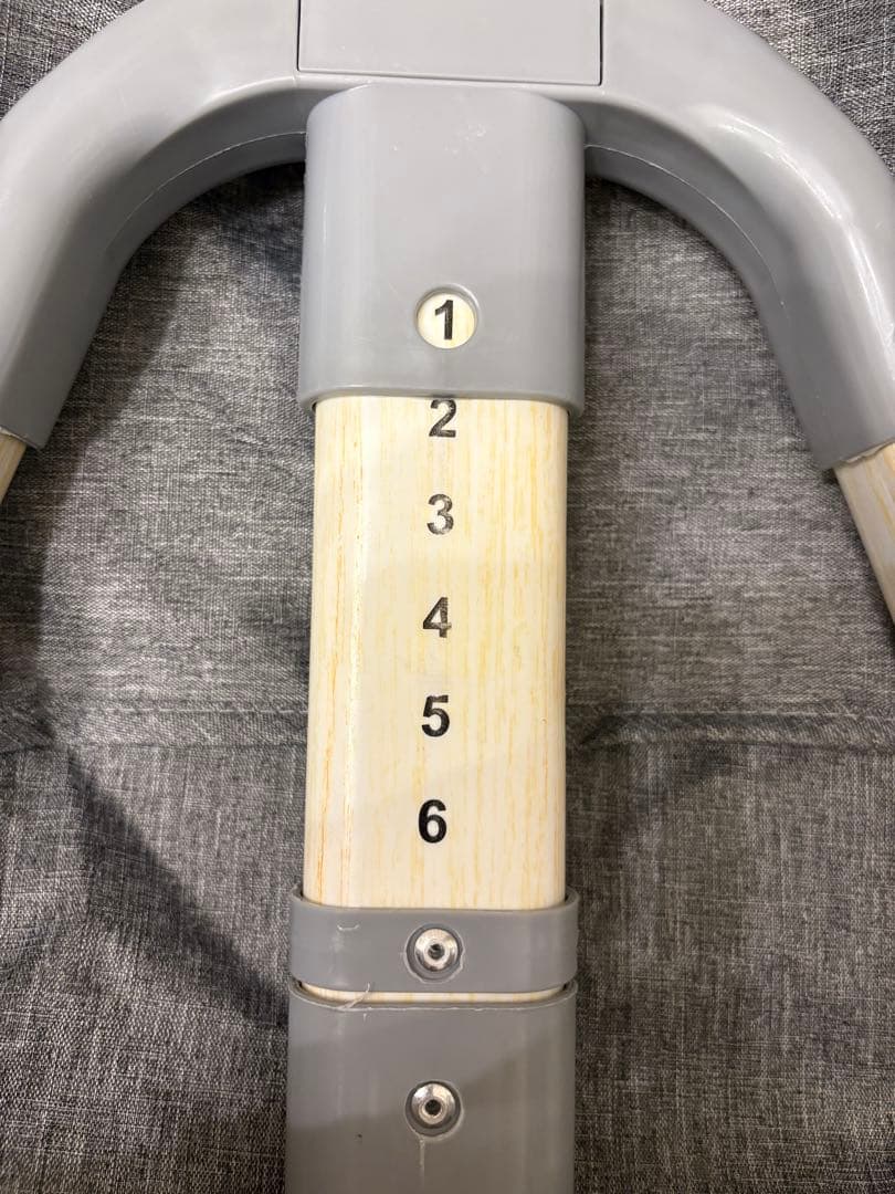 【Vinona】折りたたみ ベビーベッド (グレー)