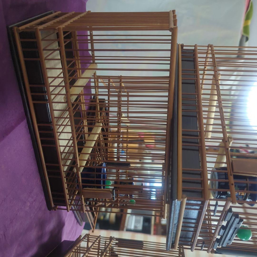 昭和アンティーク籠4個。