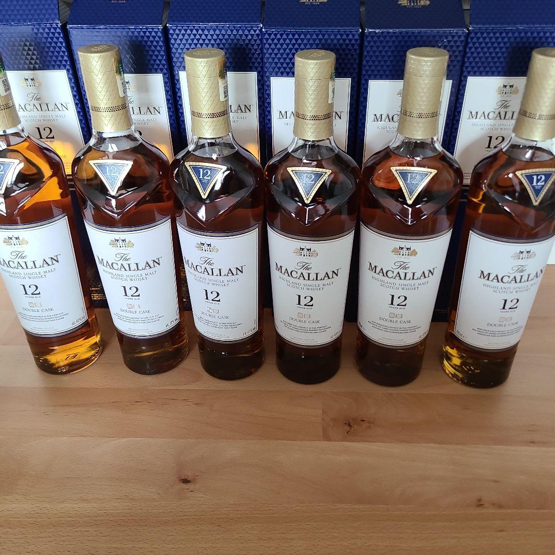 The Macallan 12年 シングルモルトダブルカスク 6本セット