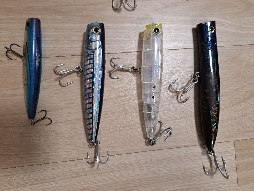 ポッパー　フック付き　バラ売り可　ダックダイブ　ポップクイーン　フィードポッパー