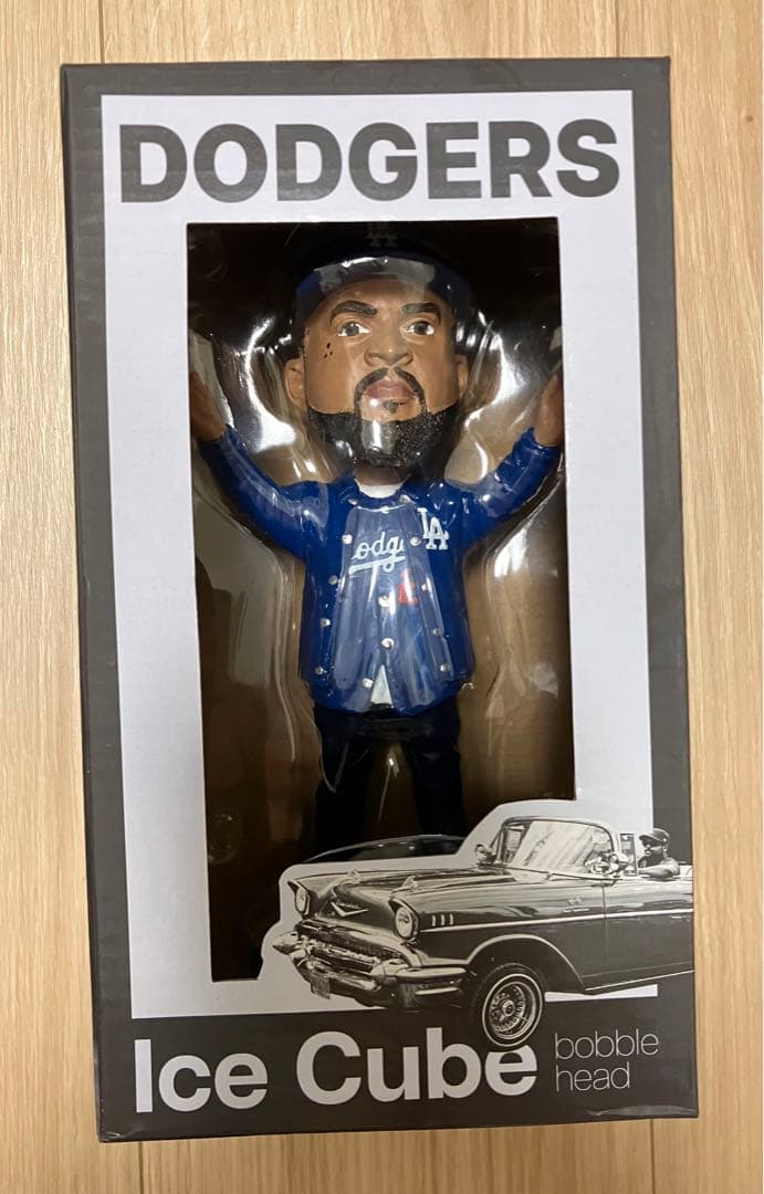 2025年6月21日ドジャース戦でもらったアイスキューブのボブルヘッド