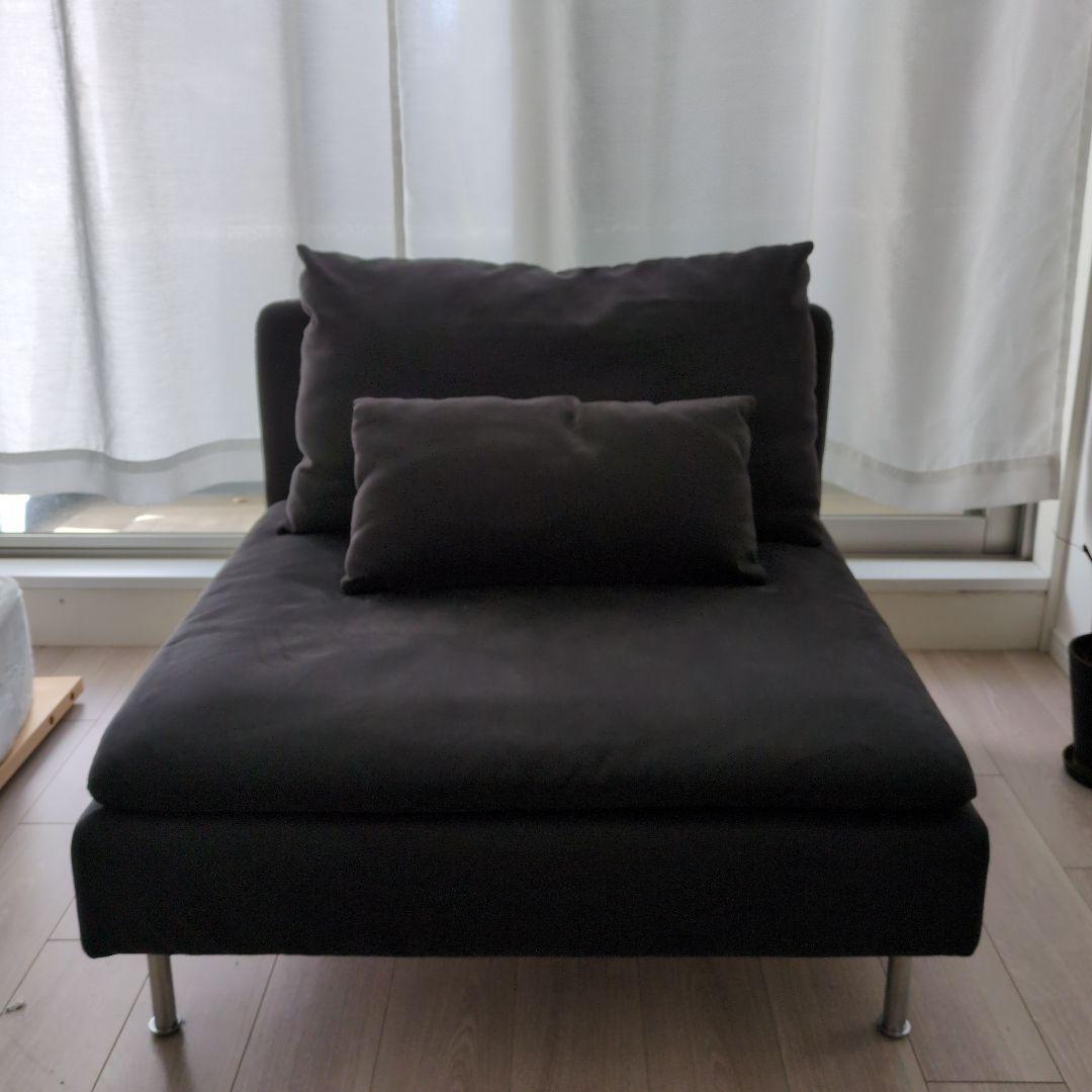 IKEA ソーデルハムン 1人掛けソファ クッション付き