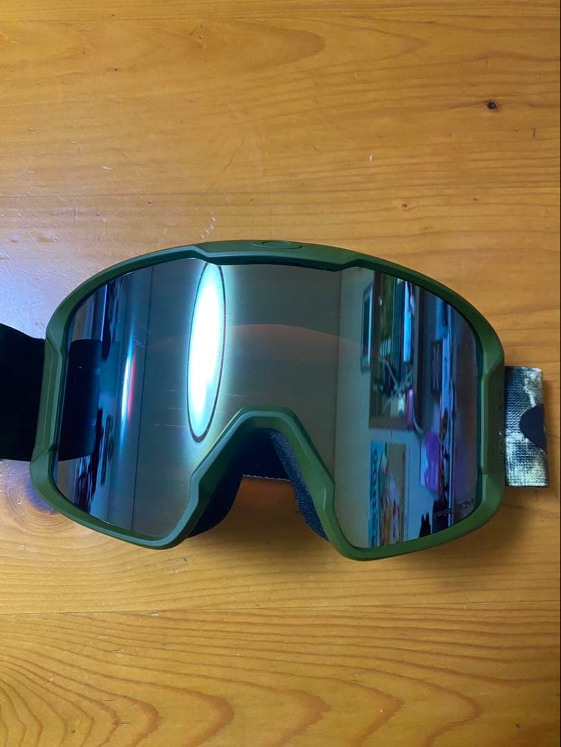 OAKLEY スノーゴーグル オレンジミラー　ラインマイナーL カズコクボモデル