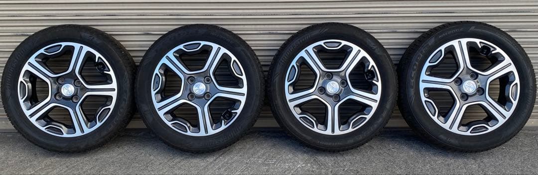 ハスラー　フレア純正15インチ ブリヂストン タイヤ付きホイールセット 4本