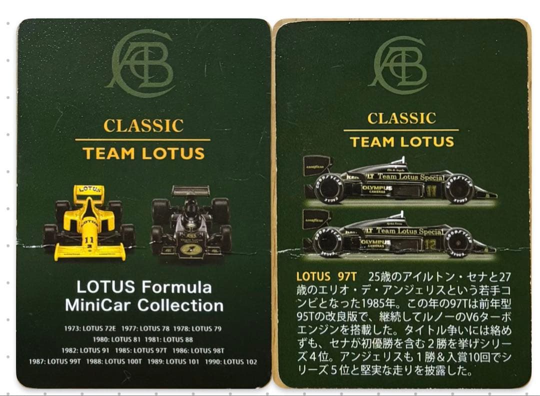 アイルトンセナ雑誌+ ロータス50周年DVD+ ポスター+ ミニカー セット