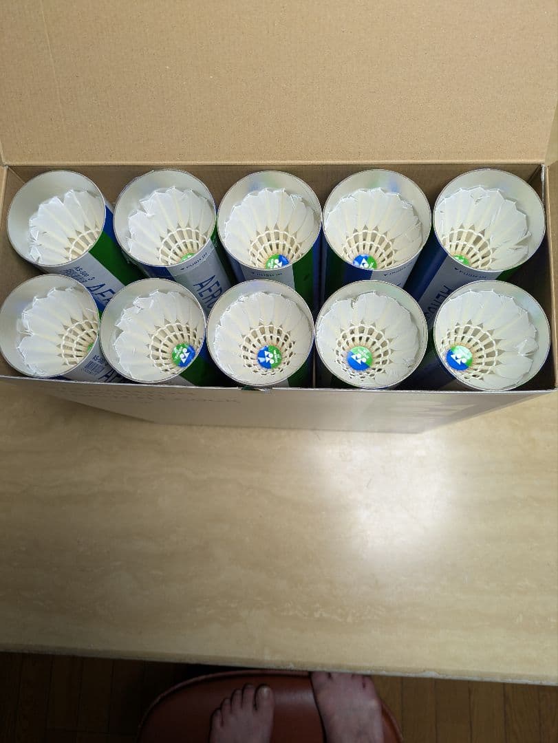 YONEXバドミントンシャトル　 AEROSENSA 500　中古120球