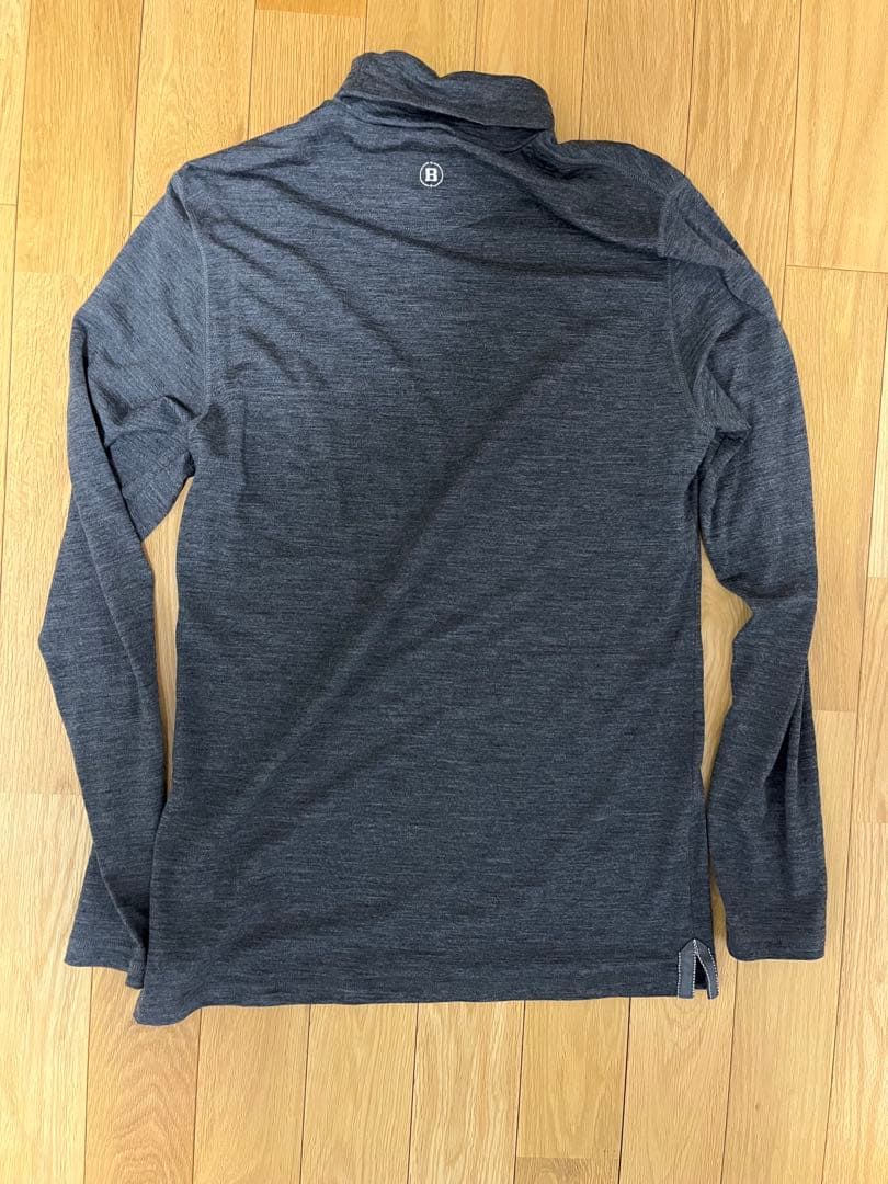 BRIEFING ダークグレー ハイネックシャツ