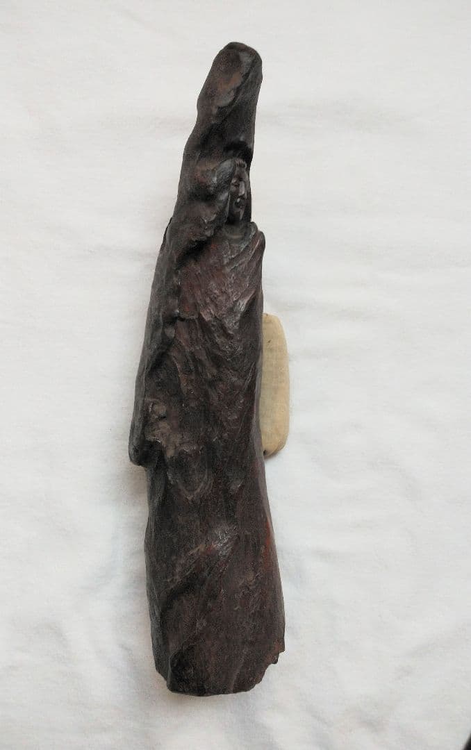 観音立像【鉄刀木・タガヤサン】黒檀・紫檀