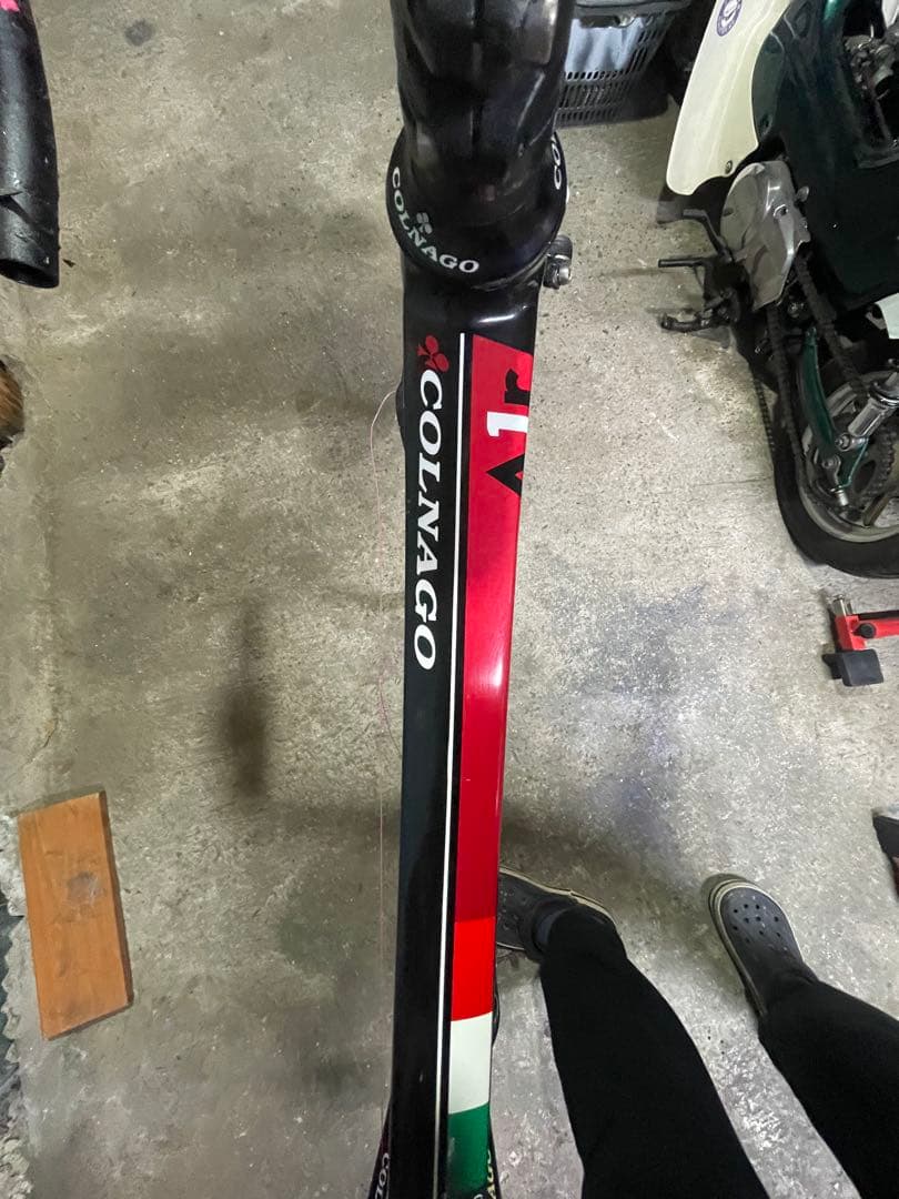 COLNAGO ロードバイクフレーム ブラック/レッド 今週のみ値引きします。