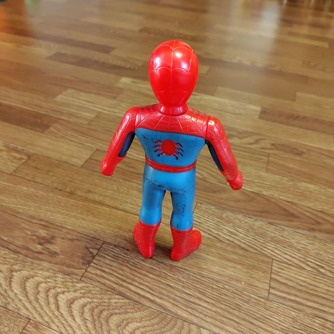 【レア品・当時物】スパイダーマン　ソフビ　1978年　東映