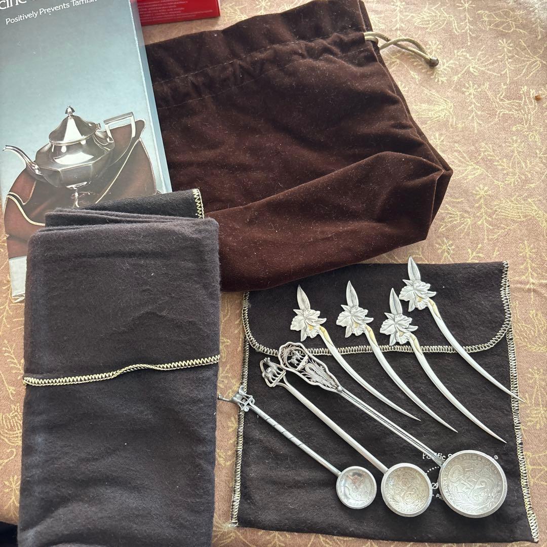 銀製スプーン&ピック silver porch