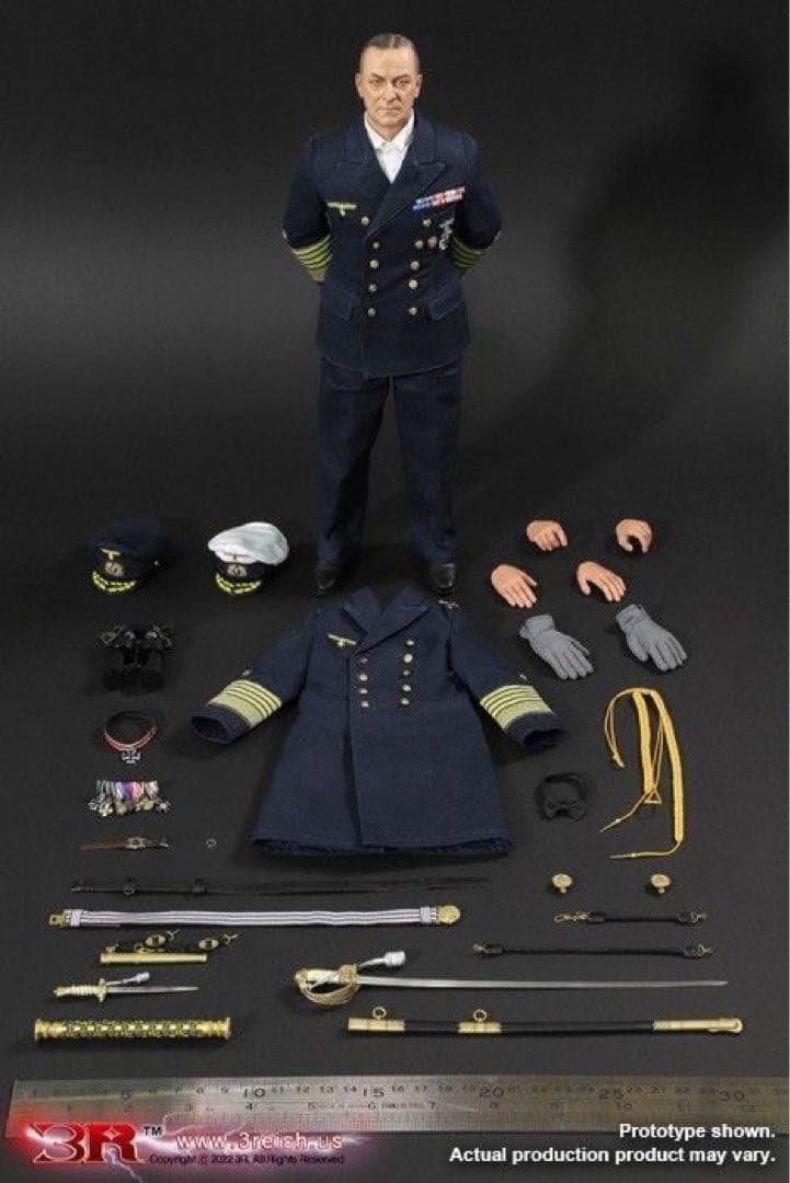3R GM650 WW2ドイツ海軍総司令官 エーリヒ・レーダー 1/6