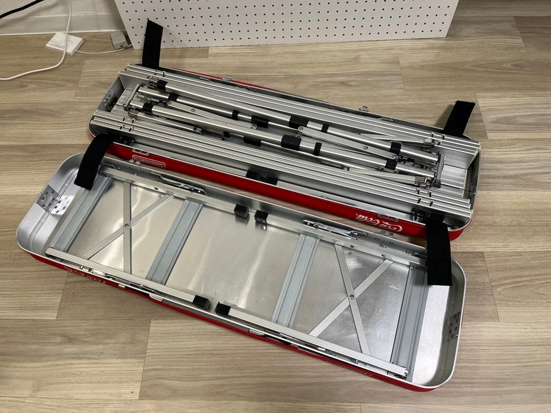 Coca-Cola Coleman テーブル チェアセット キャンプ BBQ