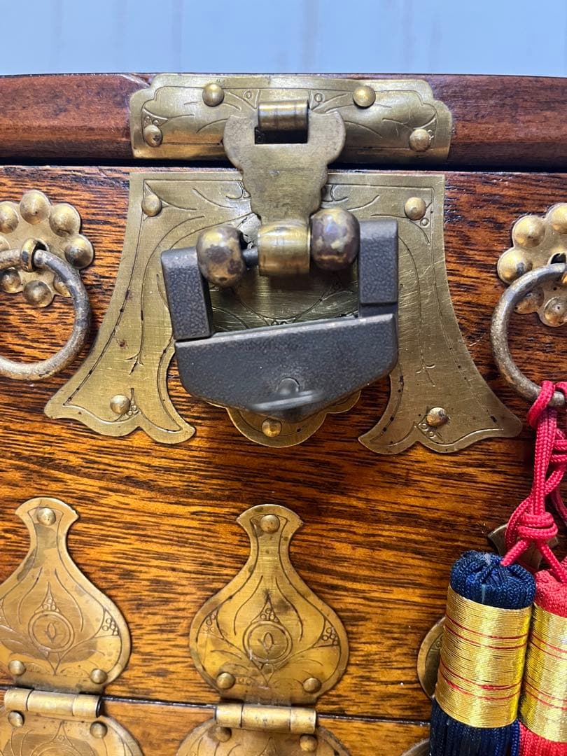 李朝家具　アンティーク　バンダジ　韓国　キャビネット　骨董 　ヴィンテージ