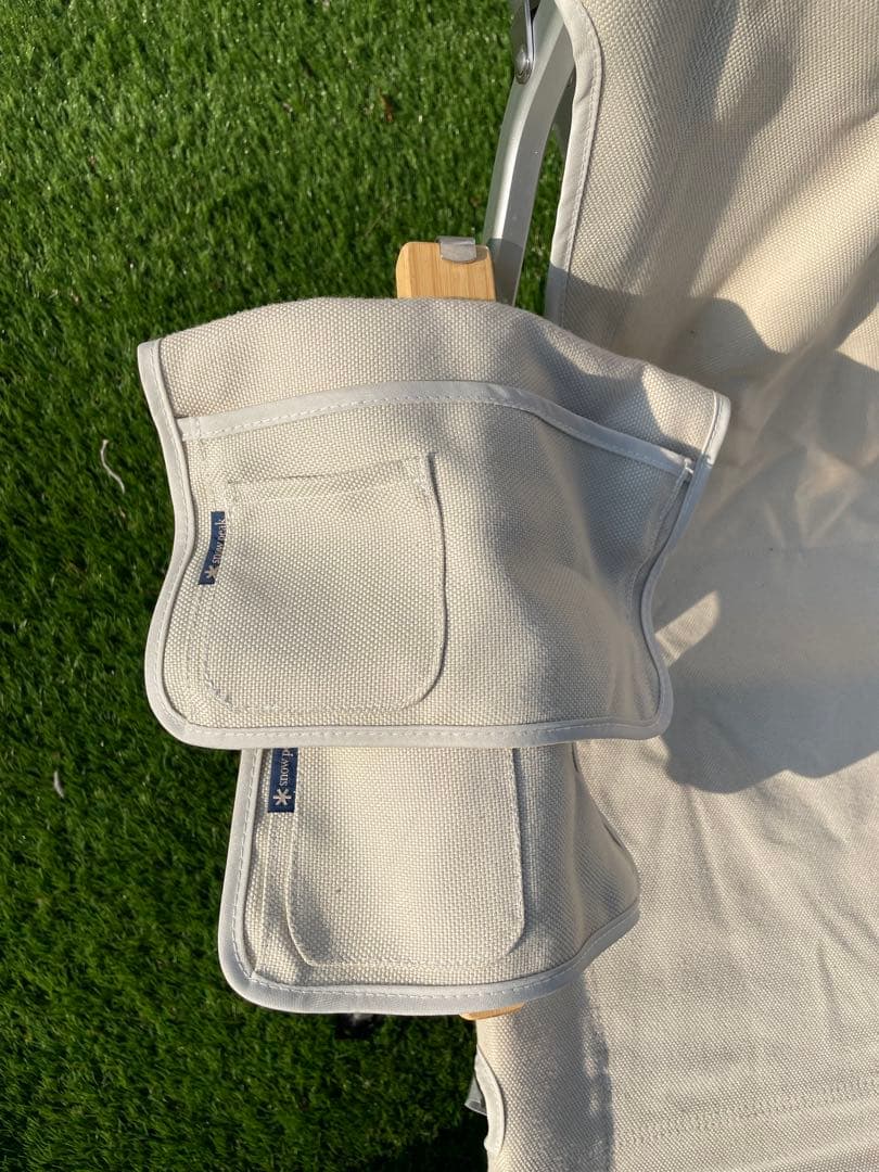 スノーピーク peak ローチェア30 アイボリー社外帆布交換シート付