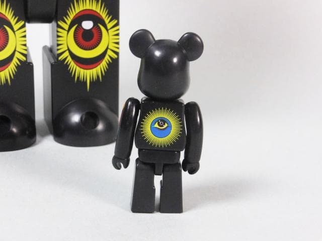 現代美術 田名網敬一『100% & 400%MEDICOM TOY黒』0127C