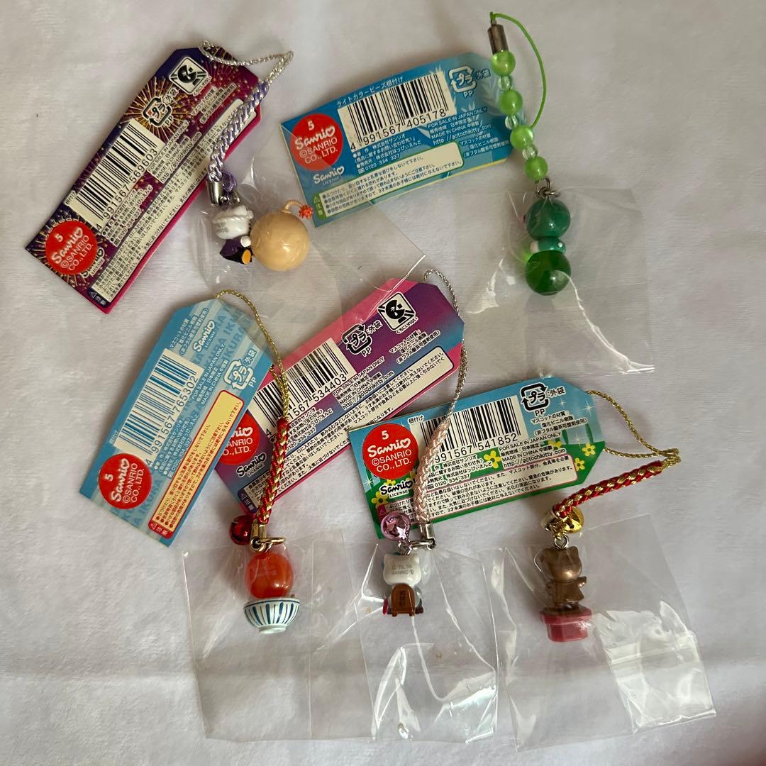 【未使用】ご当地キティ ストラップ 10個セット