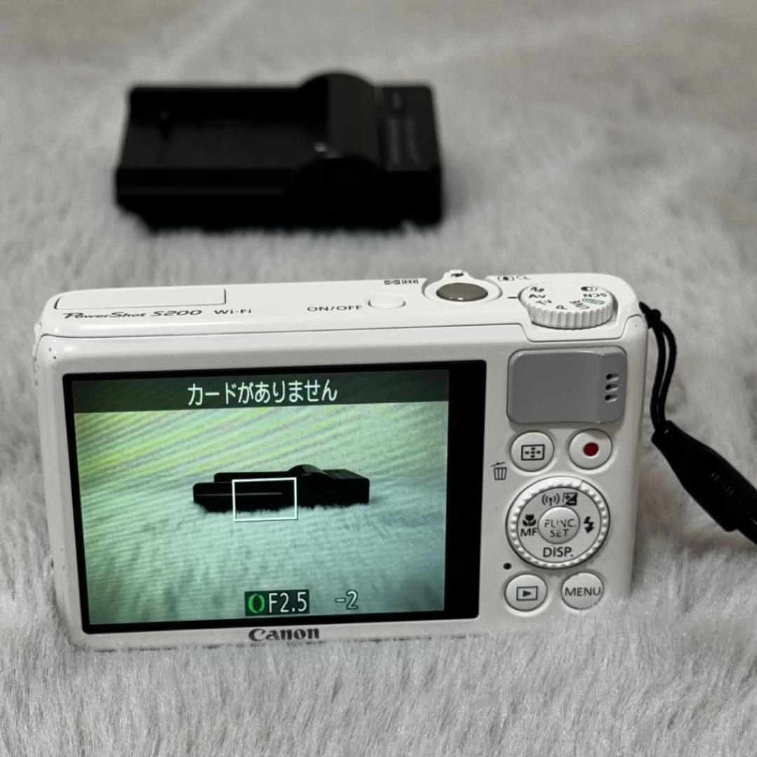Canon S200 ホワイト デジカメ ※動作確認済み ⭐︎美品