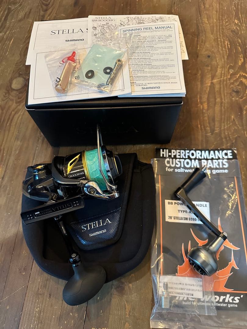 シマノ20ステラ SW14000XG MCワークスBBパワーハンドルセット