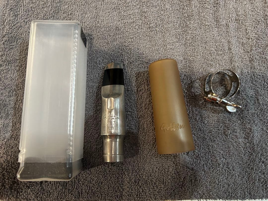 アルトサックス　マウスピース　中古　ゴッツ　HL2018メタル　開き7