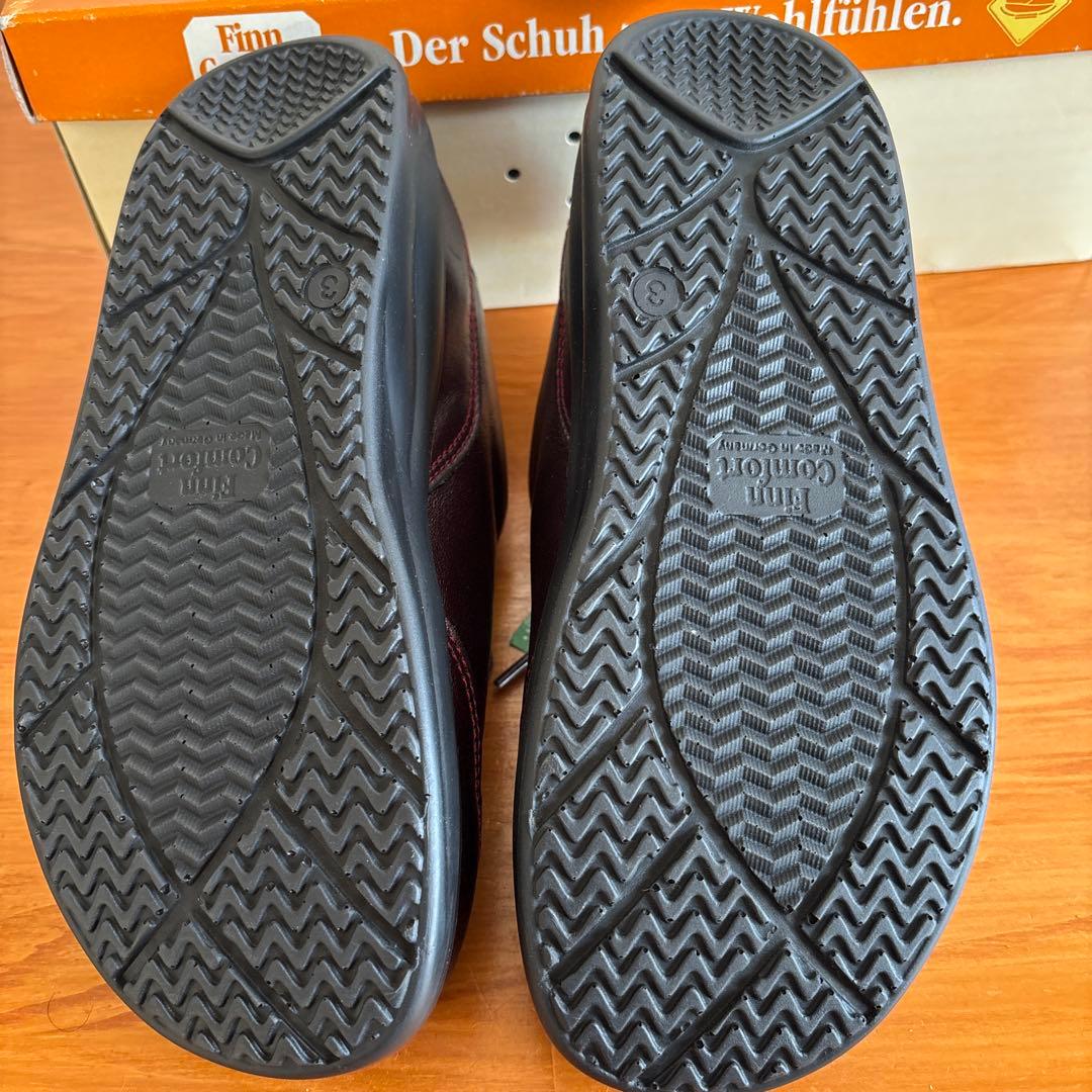 新品.未使用　フィンコンフォート　本革　OTARU 22、7 インソール付き