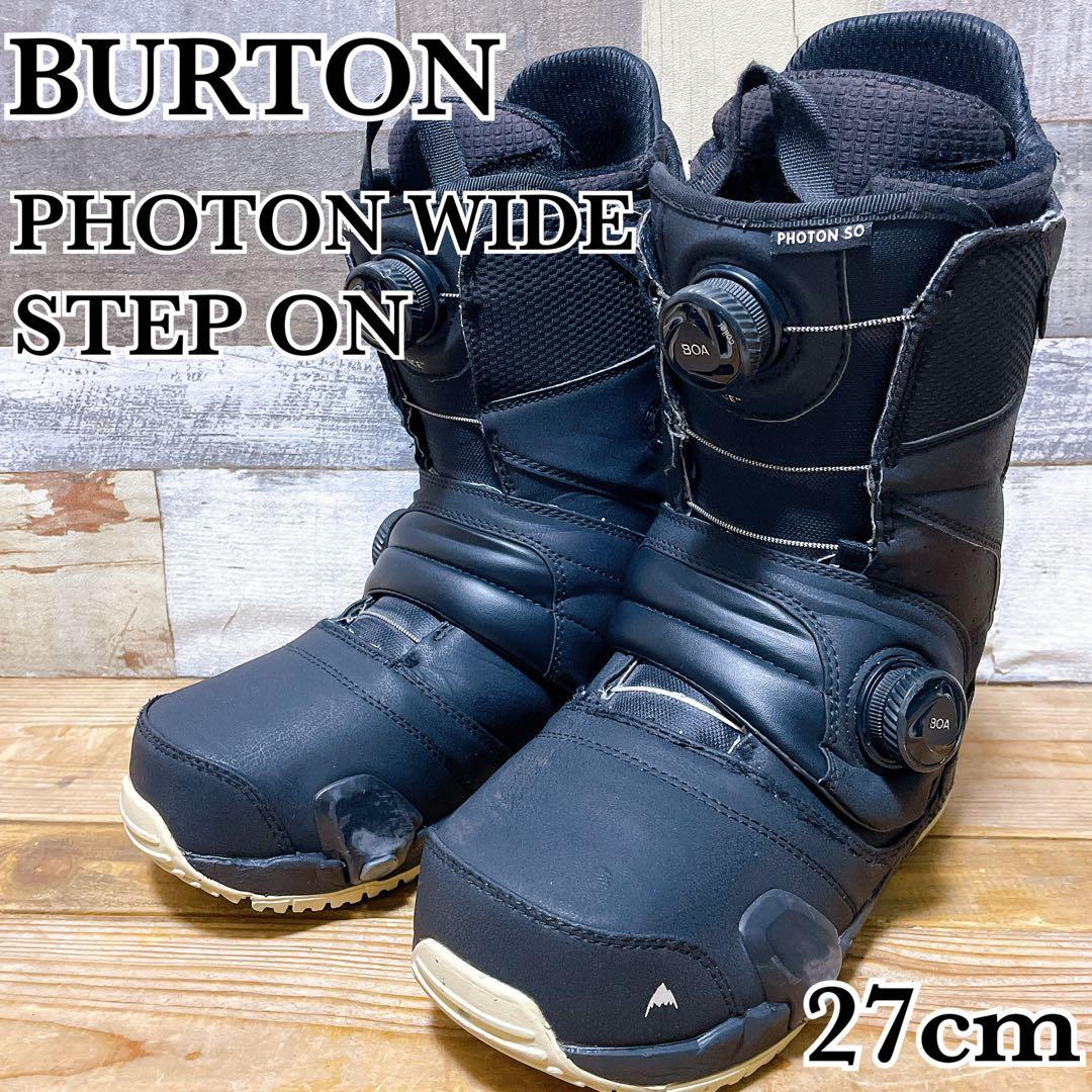 バートン フォトンワイド ステップオン ブーツ ダブルBOA 27cm 黒
