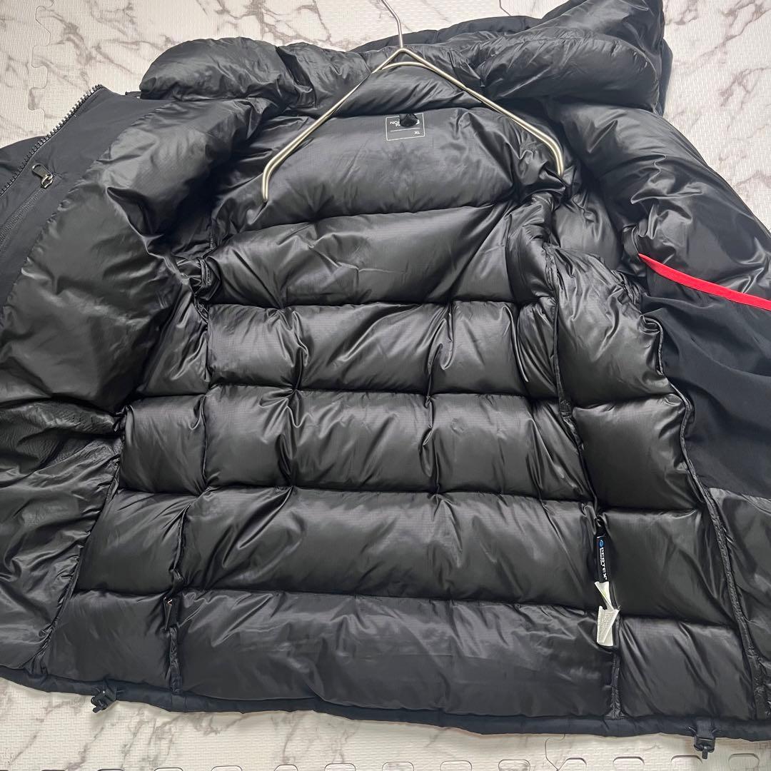 XL/極美品✨ ノースフェイス ビレイヤーパーカ ダウンパーテックス 黒