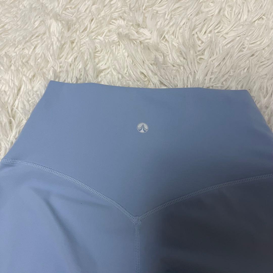 美品 スカーラ sukala ヨガ スパッツ レギンス 青 クール セットアップ