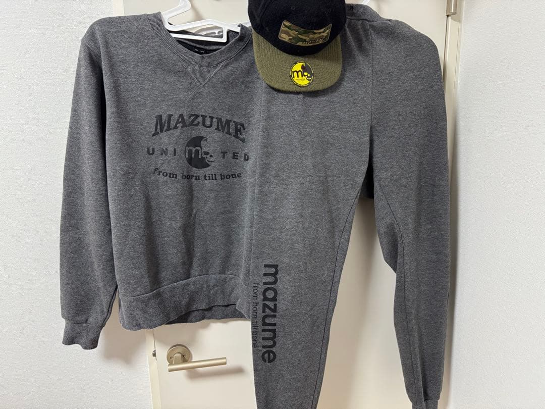 お得‼︎レア‼︎MAZUME(マズメ)ウォームアップトレーナーセット‼︎キャップ付き‼︎