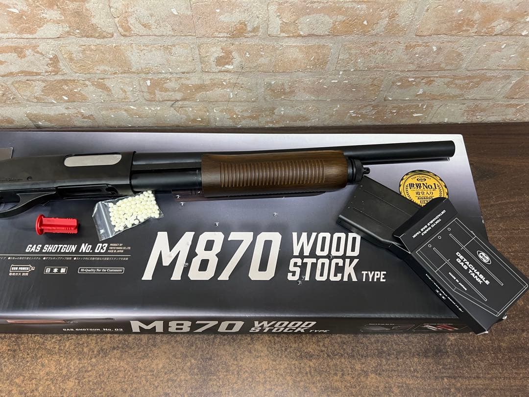 K1 東京マルイM870WOODSTOCK ガスショットガン ガスガン