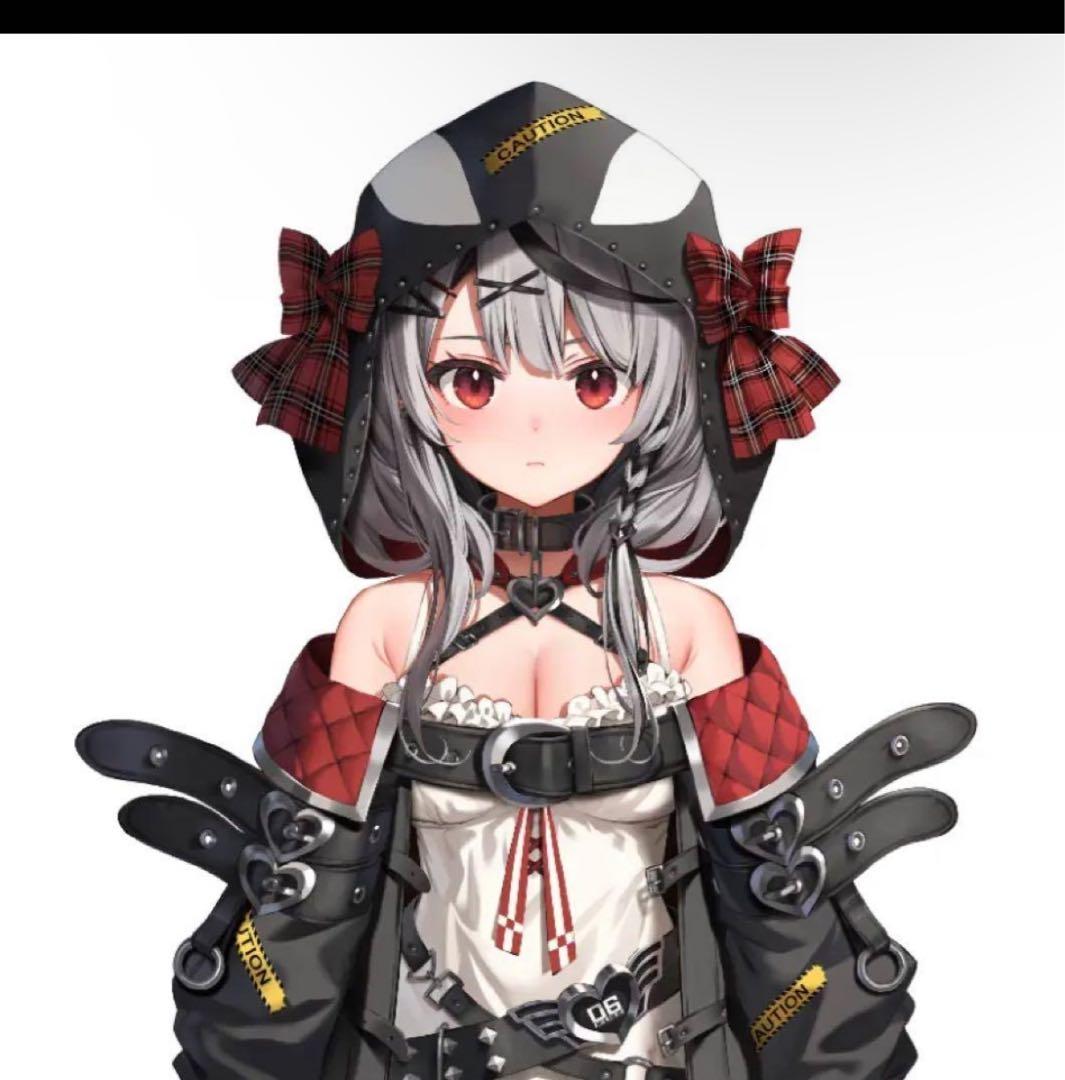 ホロライブ　沙花叉クロヱ　コスプレ　ウィッグ付