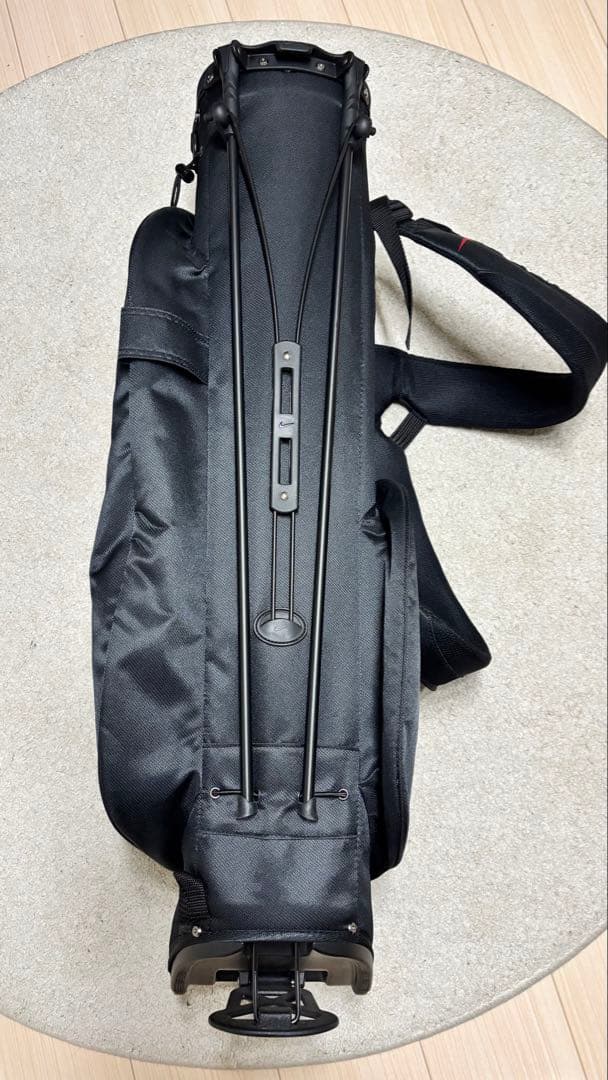 Nike ゴルフキャディバッグ 黒/白/赤