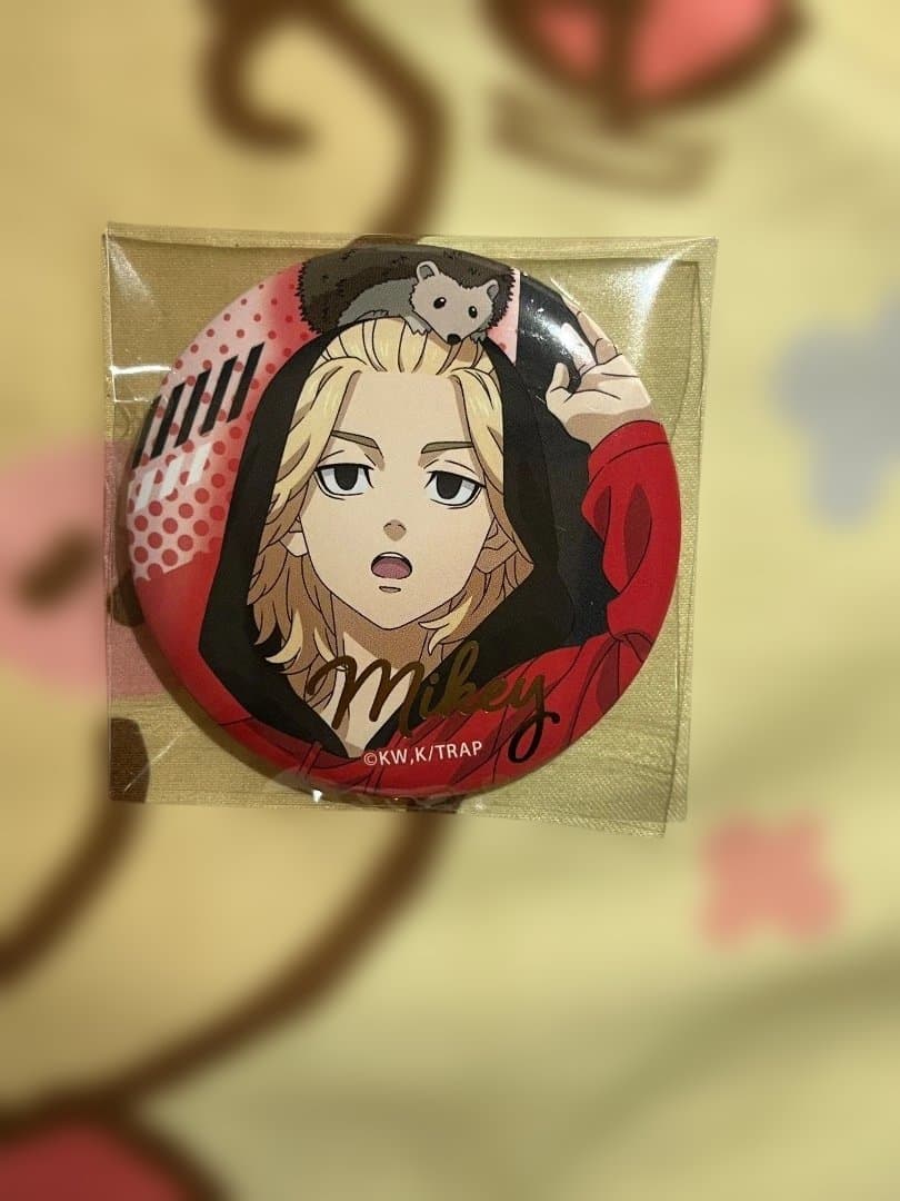 東リべ 佐野万次郎 缶バッジ 箔押し